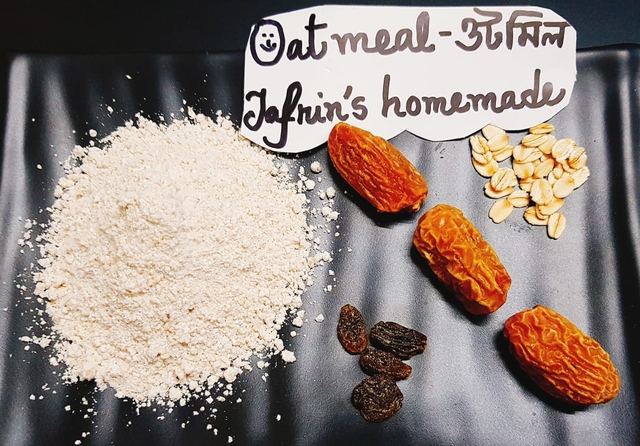 Clone Clone Homemade Oatmeal (made with wholegrain Rolled oats, Dates, raisin & some dry fruits)